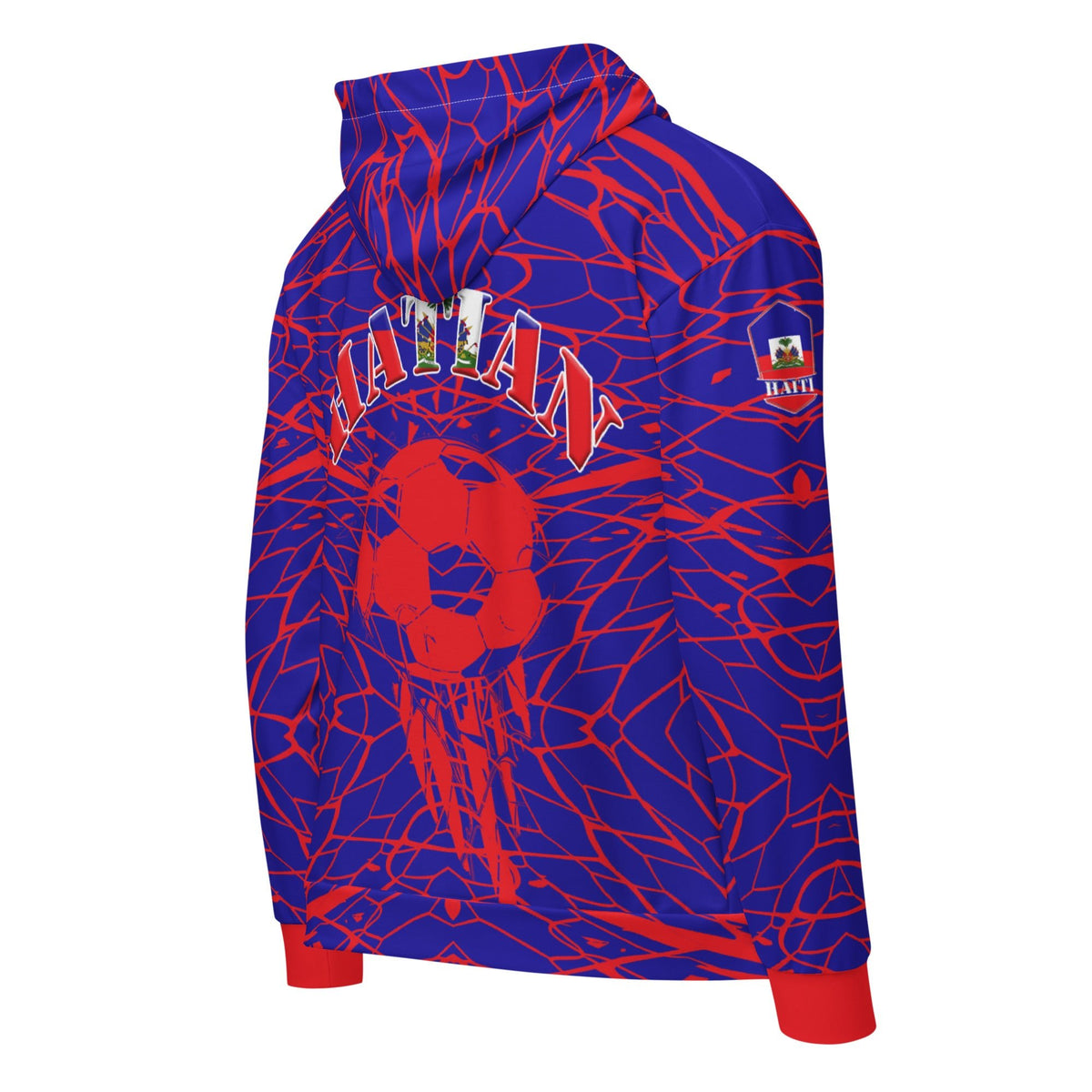 Haiti Football Unisex zip hoodie - Conscious Apparel Store