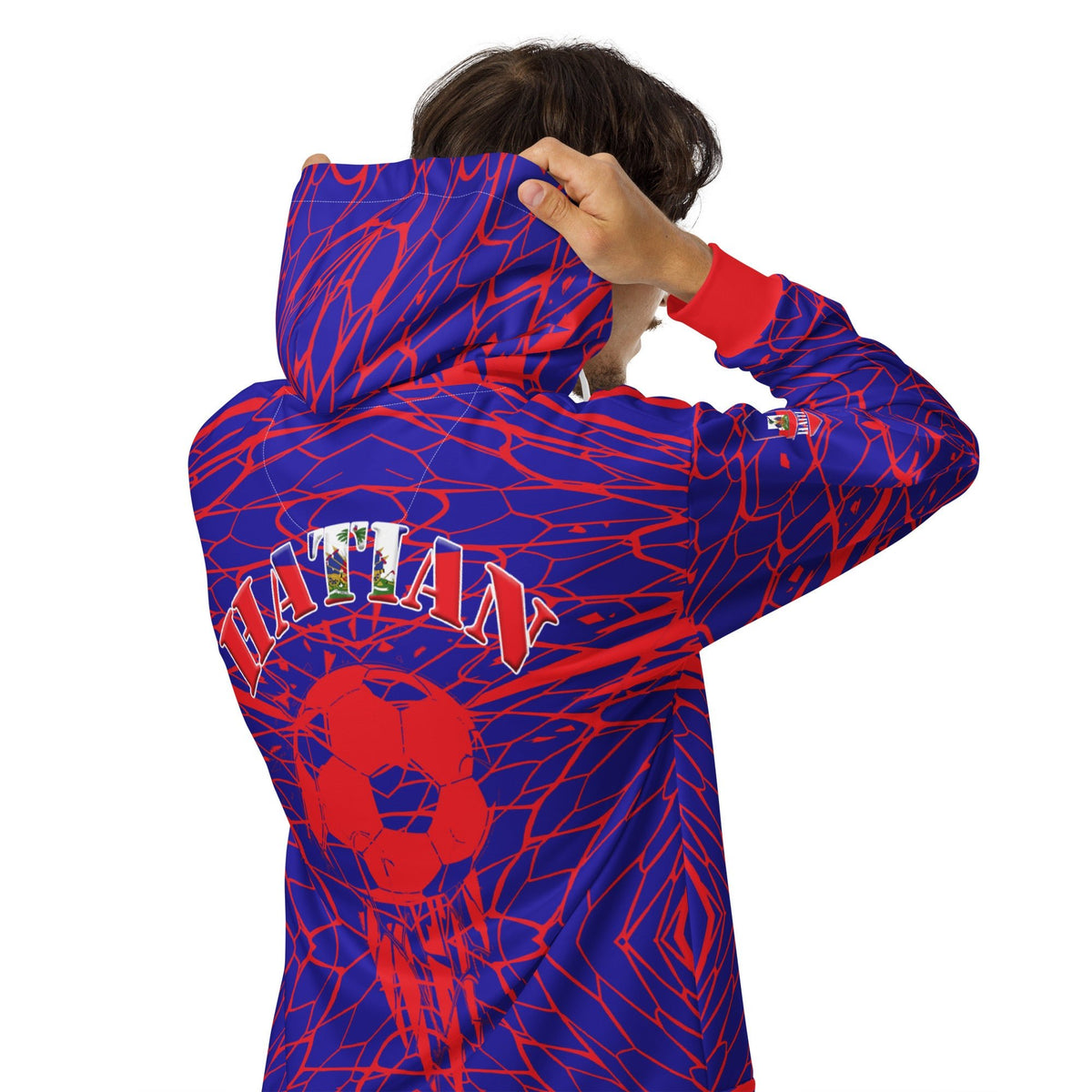 Haiti Football Unisex zip hoodie - Conscious Apparel Store