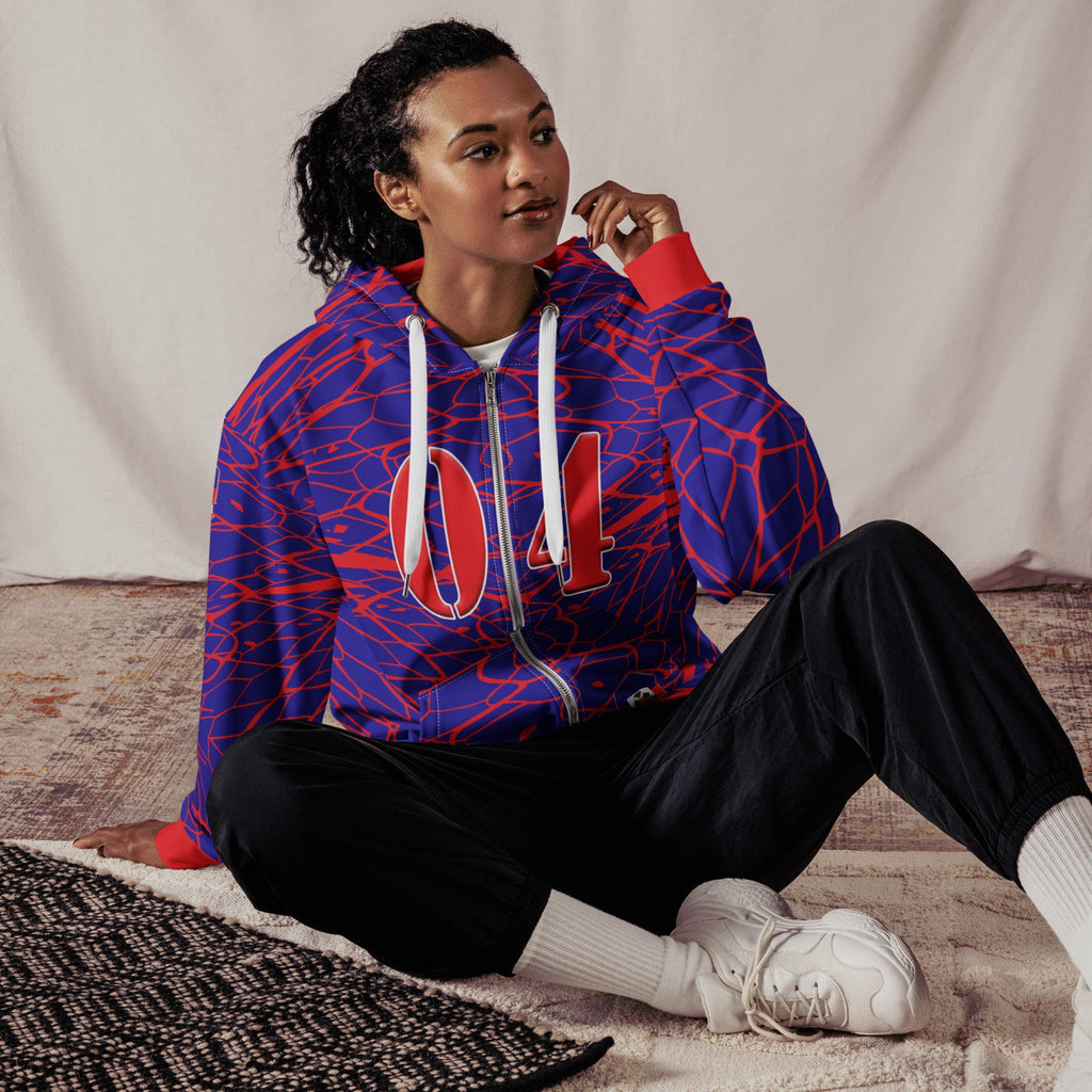 Haiti Football Unisex zip hoodie - Conscious Apparel Store