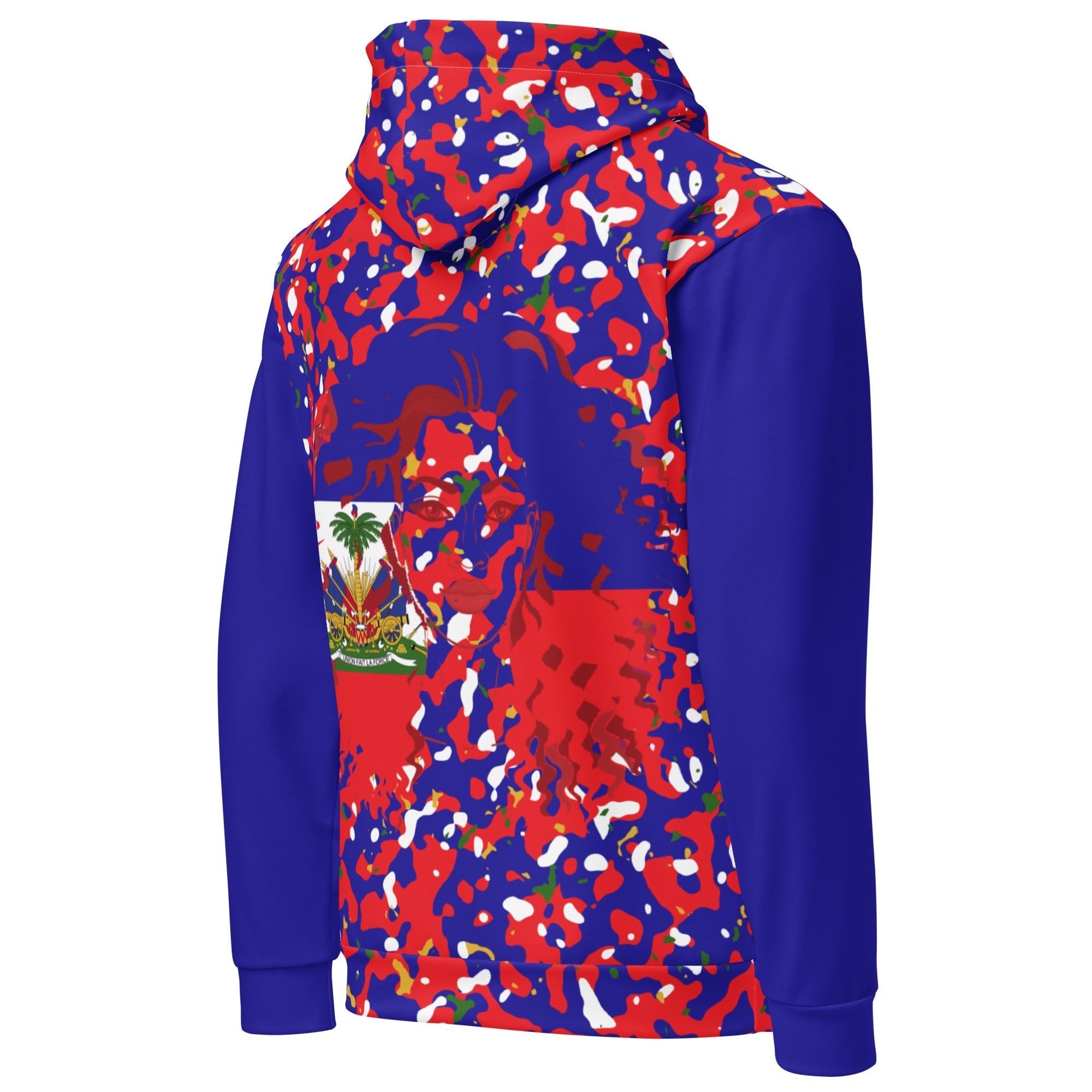 Haitian Girl Camo Unisex Pullover Hoodie - Conscious Apparel Store