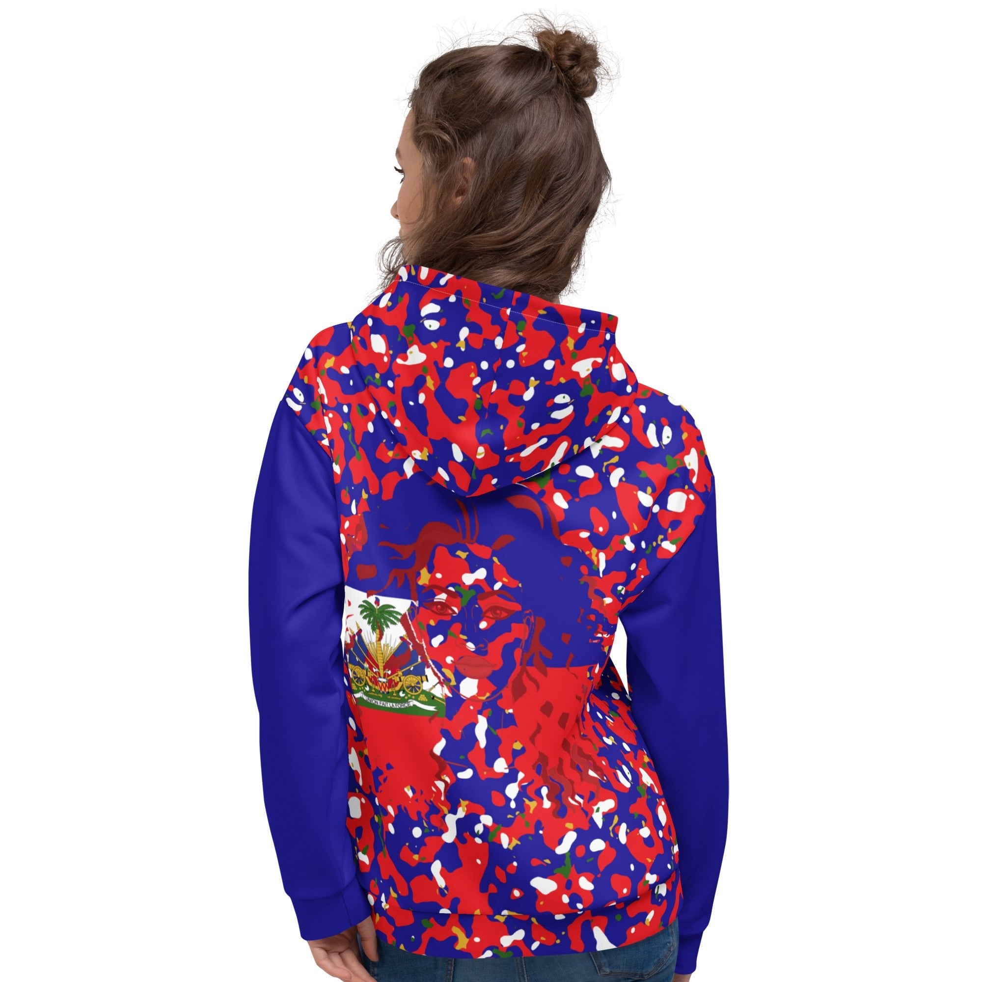 Haitian Girl Camo Unisex Pullover Hoodie - Conscious Apparel Store