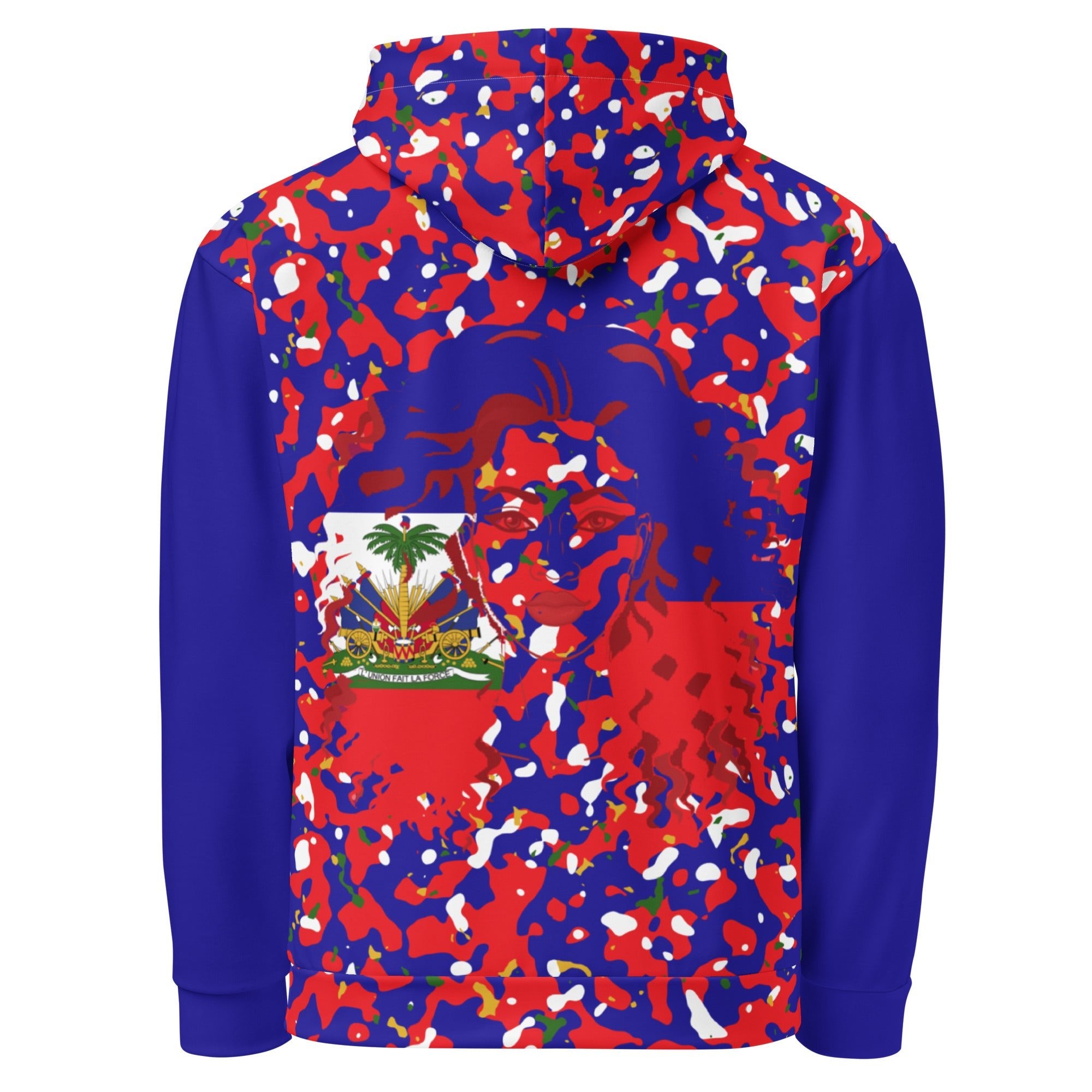 Haitian Girl Camo Unisex Pullover Hoodie - Conscious Apparel Store
