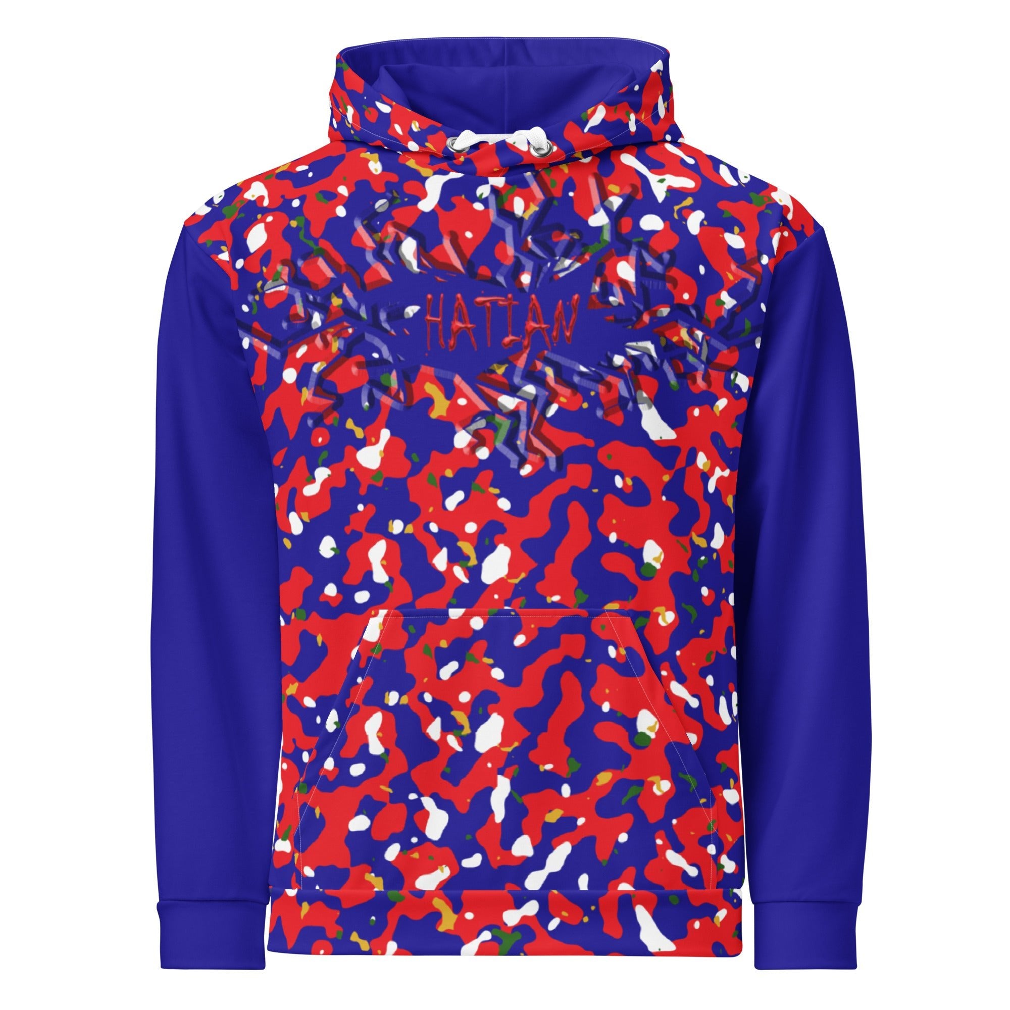 Haitian Girl Camo Unisex Pullover Hoodie - Conscious Apparel Store