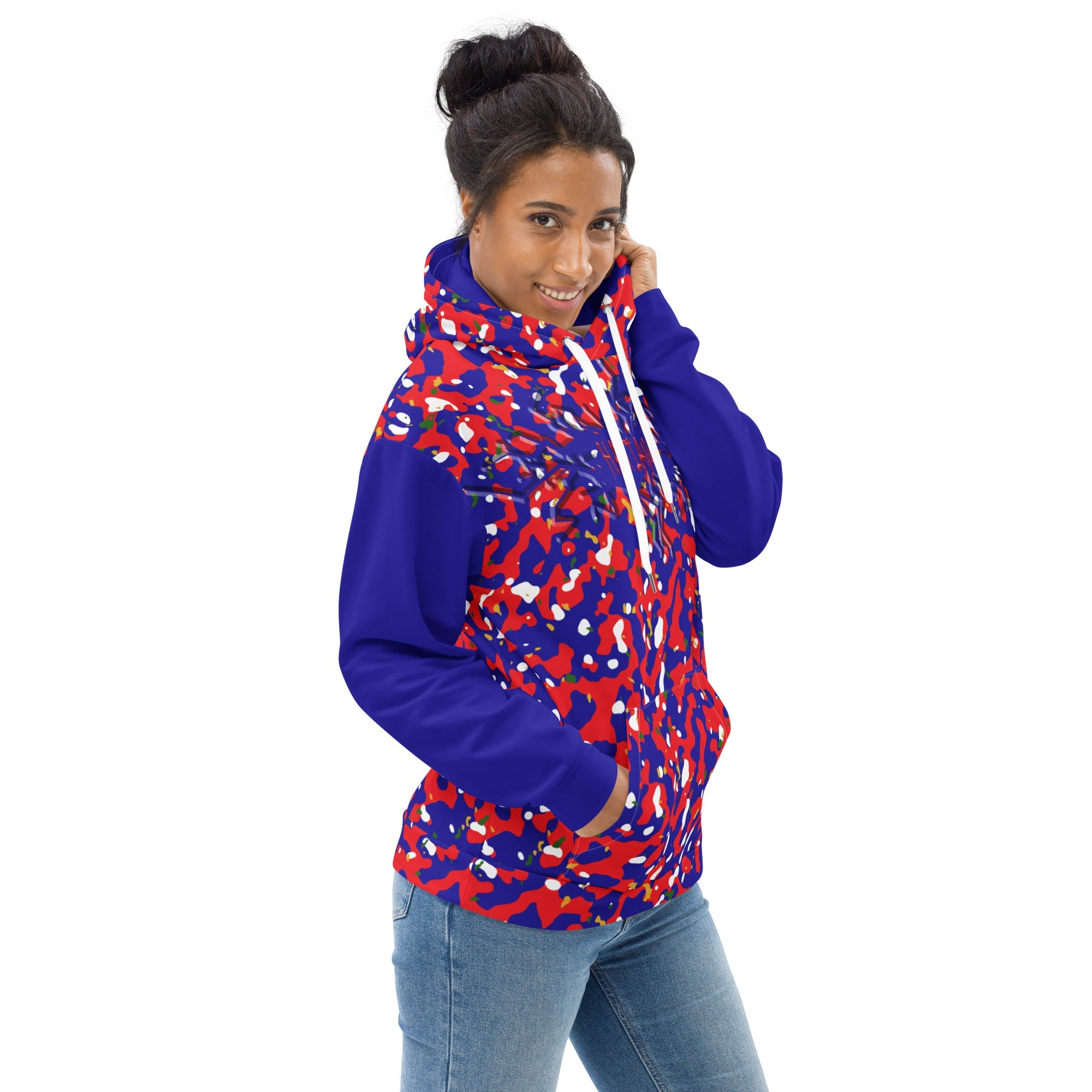 Haitian Girl Camo Unisex Pullover Hoodie - Conscious Apparel Store