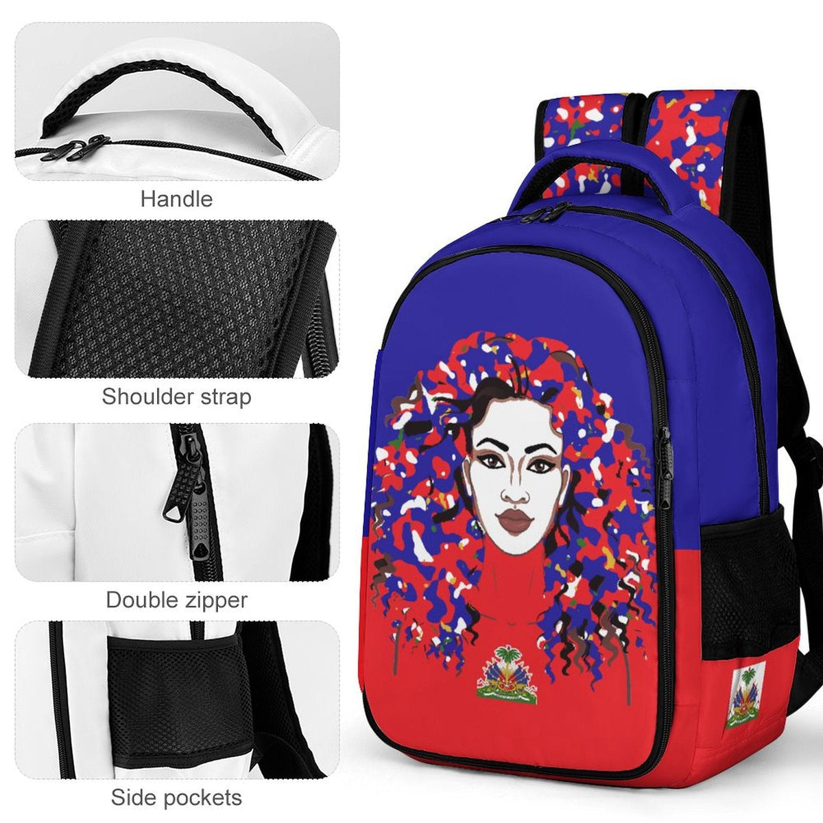 Haitian Girl Casual Backpack - Conscious Apparel Store