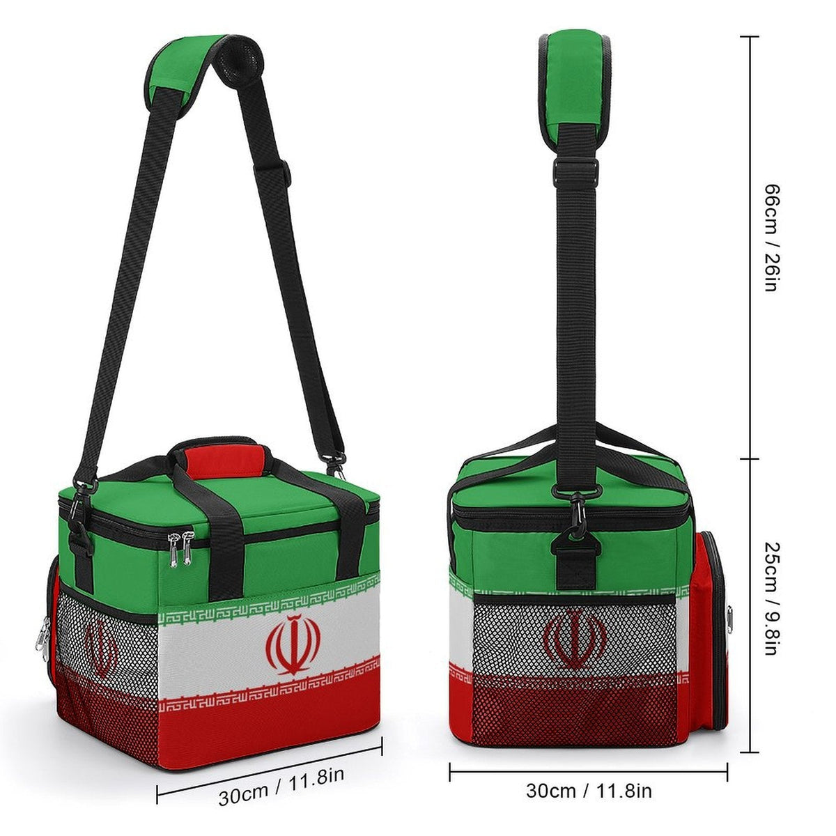 Iran Flag Camping Cooler Bag - Conscious Apparel Store