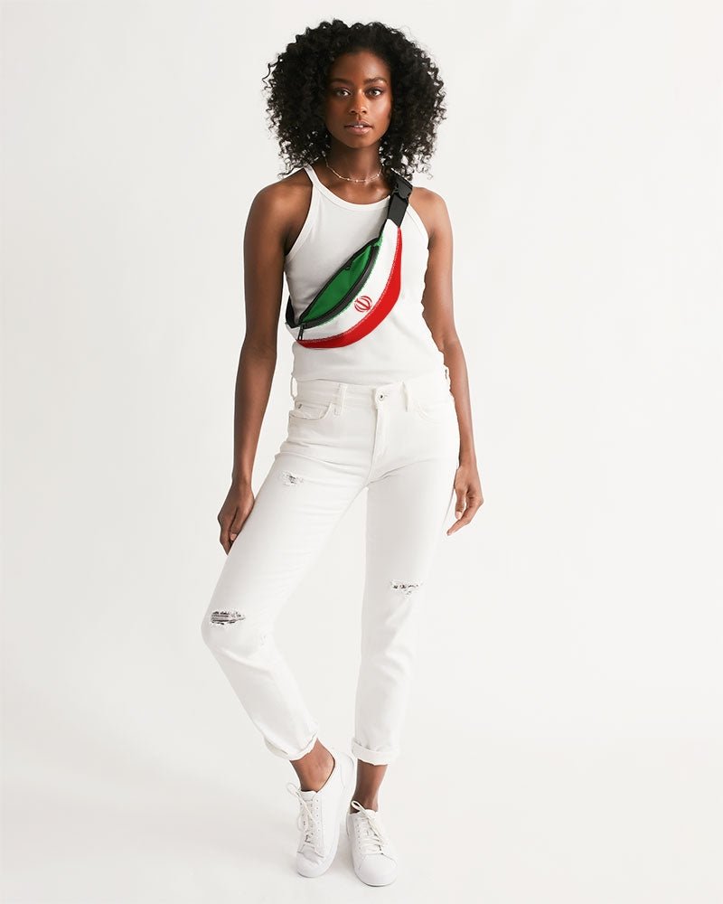 Iran Flag Crossbody Sling Bag - Conscious Apparel Store