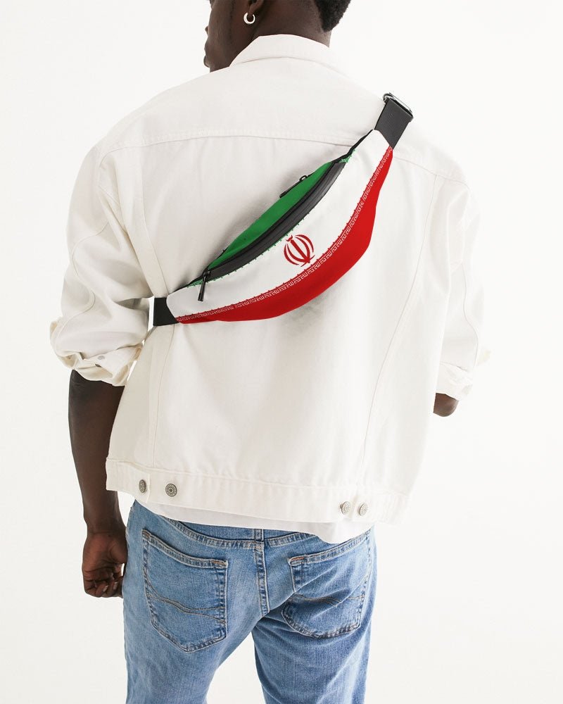 Iran Flag Crossbody Sling Bag - Conscious Apparel Store