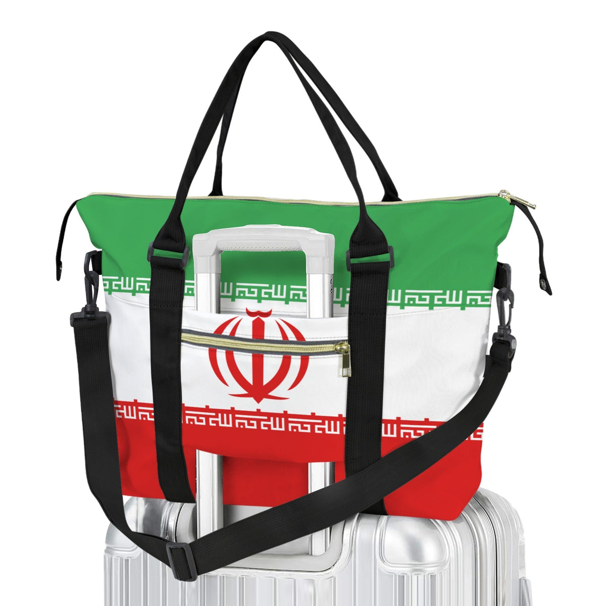 Iran Flag Duffle Bag - Conscious Apparel Store