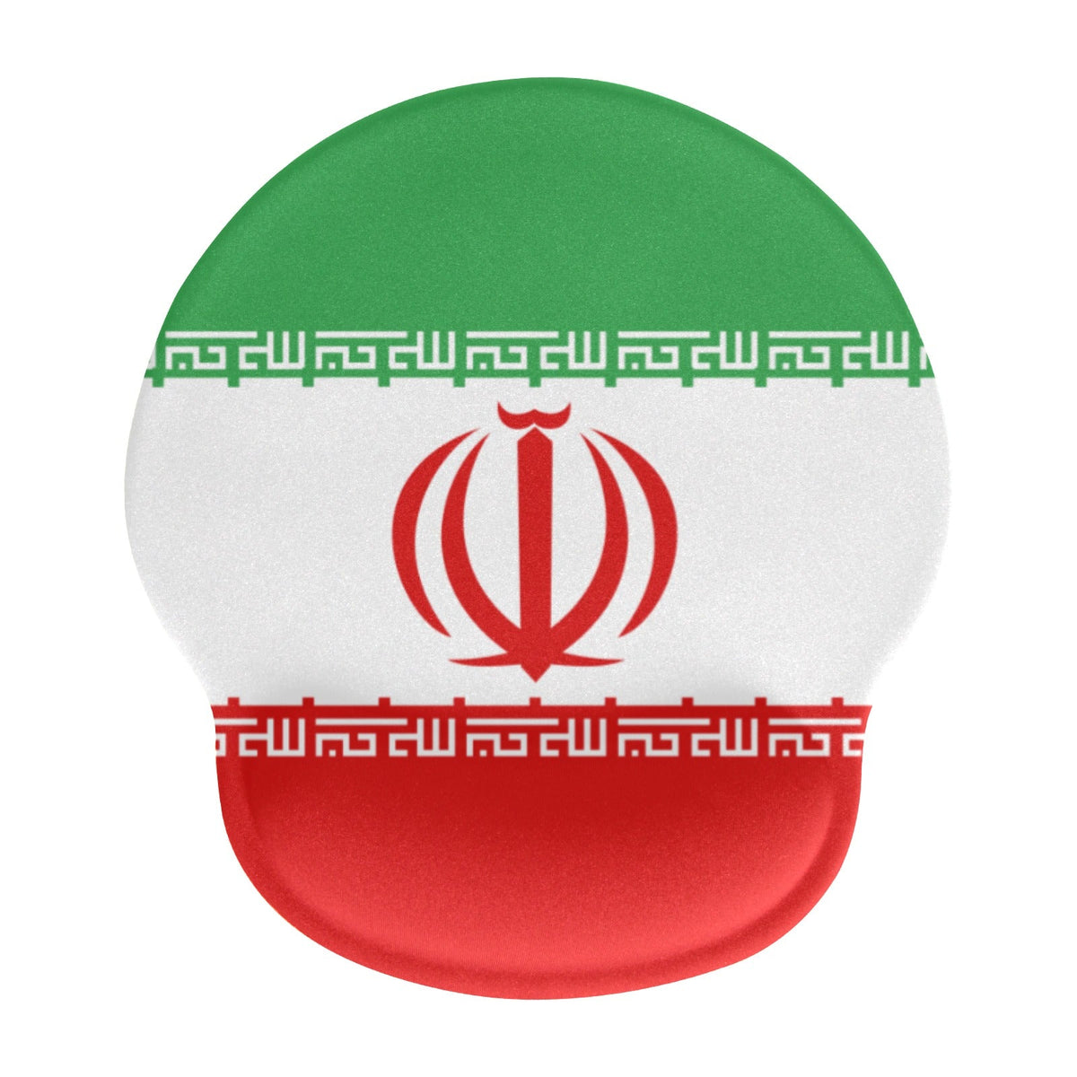 Iran Flag Mouse Pad with Wrist Rest Support - Conscious Apparel Store