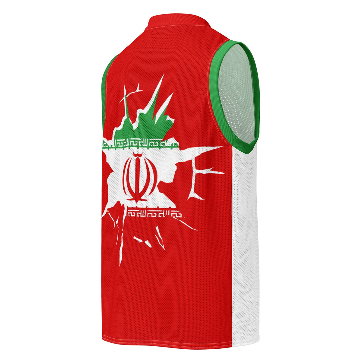 Iran Flag Premium Sport Jersey Tank Top - Conscious Apparel Store