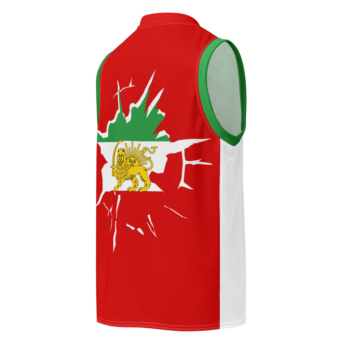 Iran Flag Premium Sport Jersey Tank Top II - Conscious Apparel Store
