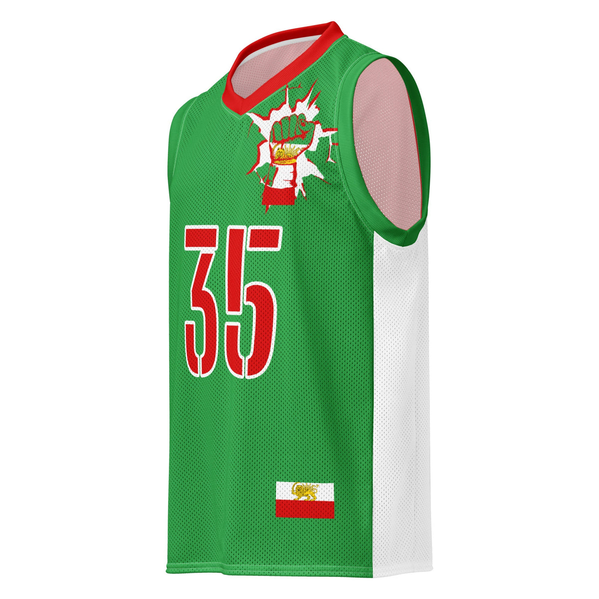 Iran Flag Premium Sport Jersey Tank Top II - Conscious Apparel Store