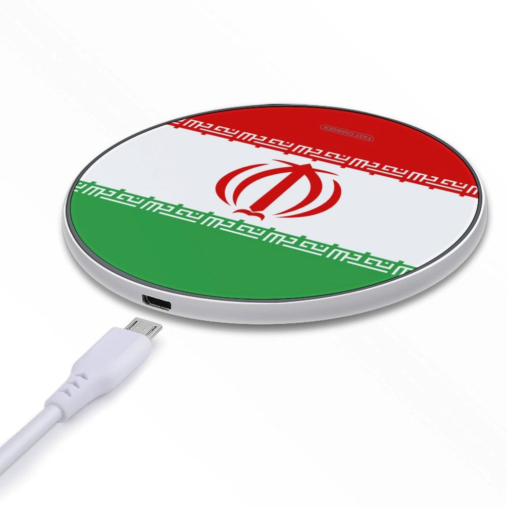 Iran Flag Wireless Charging Pad - Conscious Apparel Store