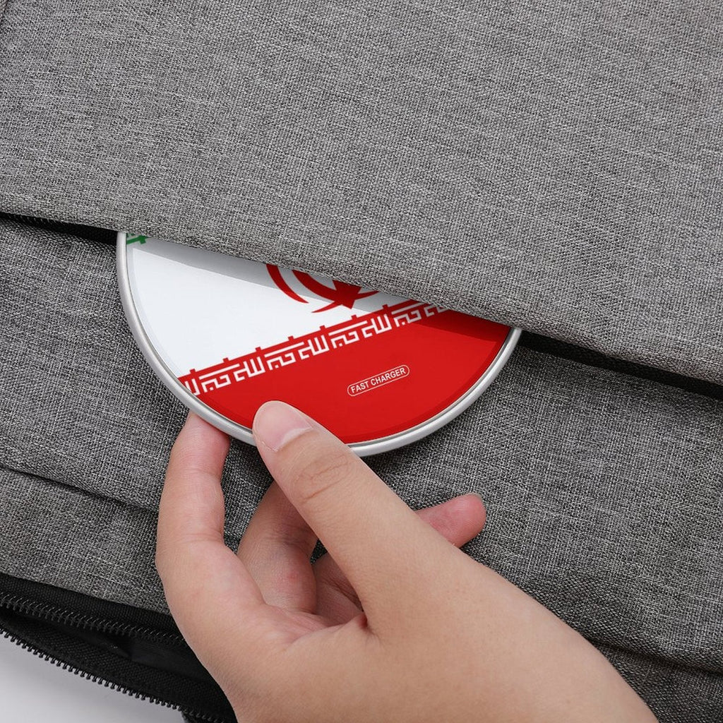 Iran Flag Wireless Charging Pad - Conscious Apparel Store