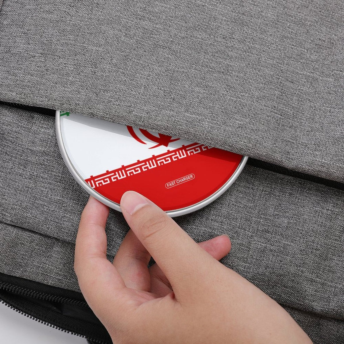 Iran Flag Wireless Charging Pad - Conscious Apparel Store