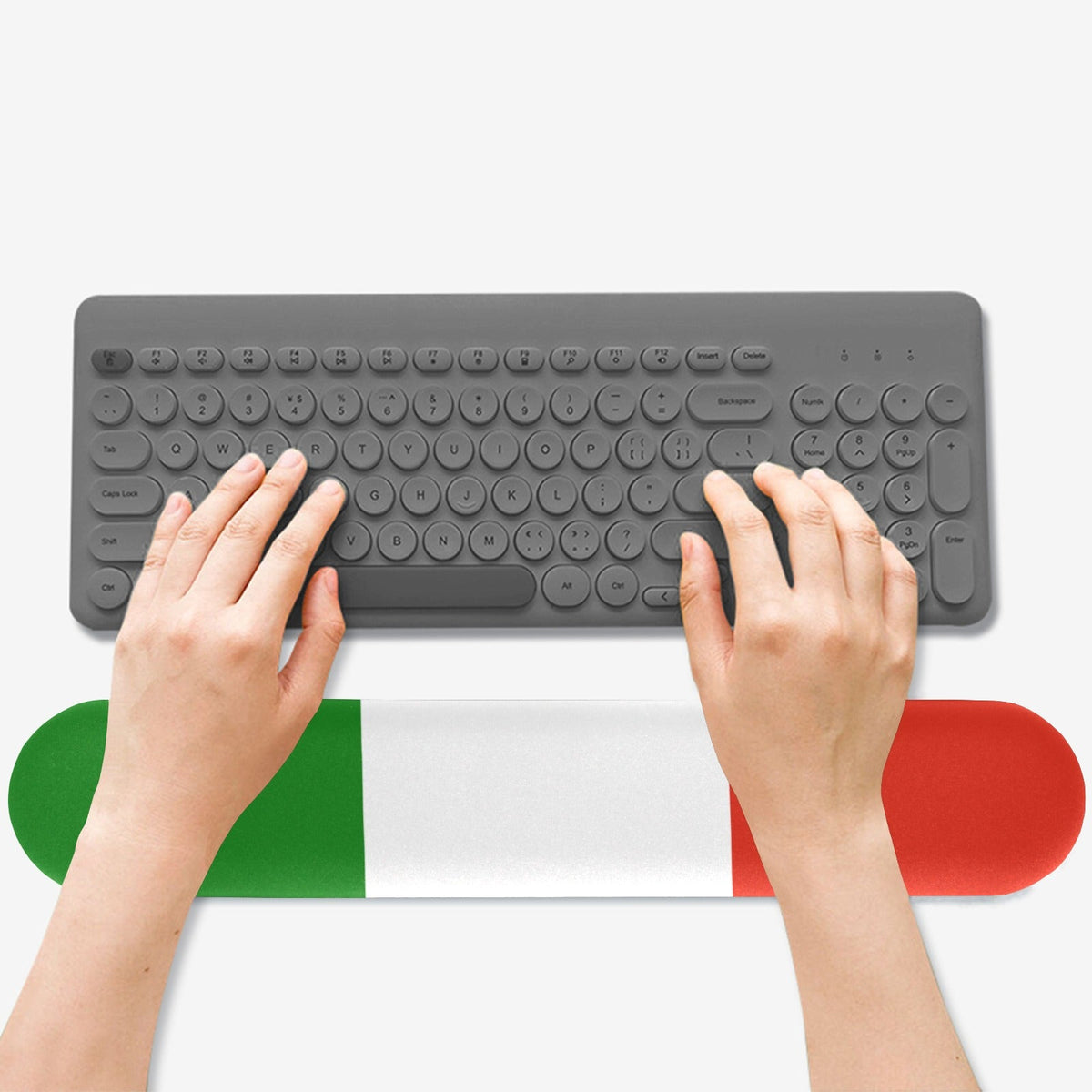 Italy Flag Keyboard Wrist Rest Pad - Conscious Apparel Store
