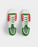 Italy Flag Men's Hightop Canvas Shoe - Conscious Apparel Store