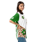 Italy Football Themed Button-Down Sport Jersey - Conscious Apparel Store