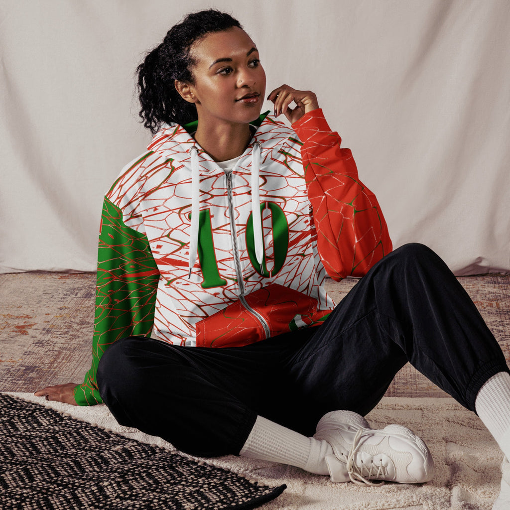 Italy Football Unisex zip hoodie - Conscious Apparel Store