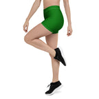 Italy Green Leggings Shorts - Conscious Apparel Store