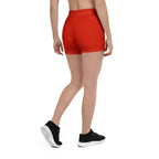 Italy Red Leggings Shorts - Conscious Apparel Store