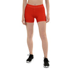 Italy Red Leggings Shorts - Conscious Apparel Store