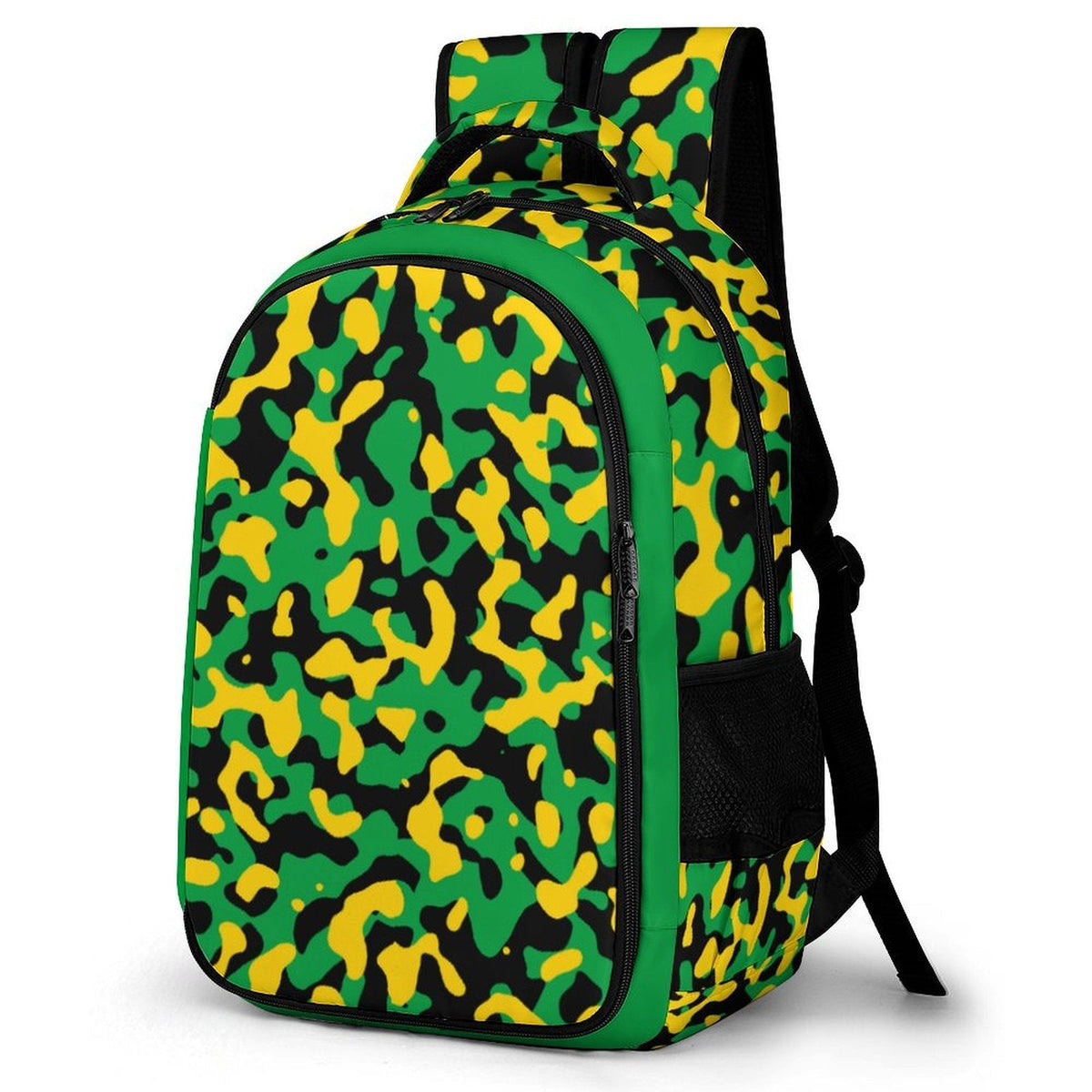 Jamaica Flag Camo Casual Backpack - Conscious Apparel Store