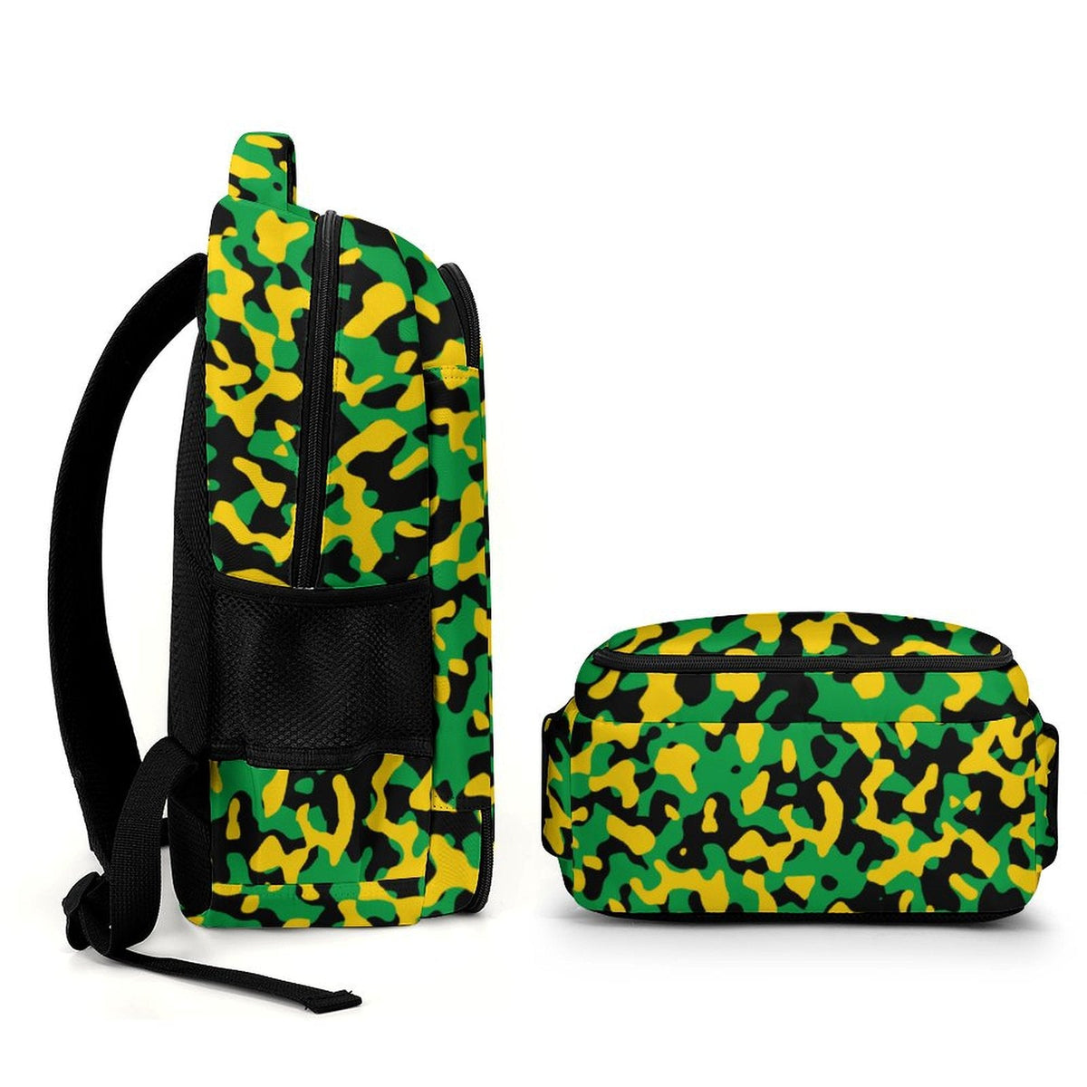 Jamaica Flag Camo Casual Backpack - Conscious Apparel Store