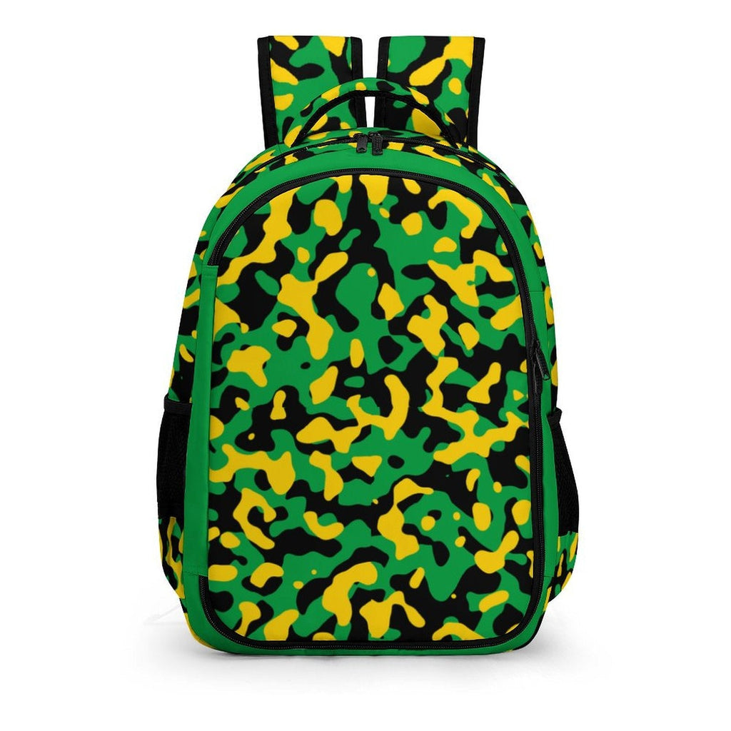 Jamaica Flag Camo Casual Backpack - Conscious Apparel Store