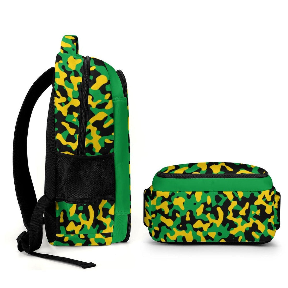 Jamaica Flag Camo Casual Backpack - Conscious Apparel Store