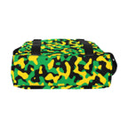 Jamaica Flag Camo Large Capacity Duffle Bag - Conscious Apparel Store