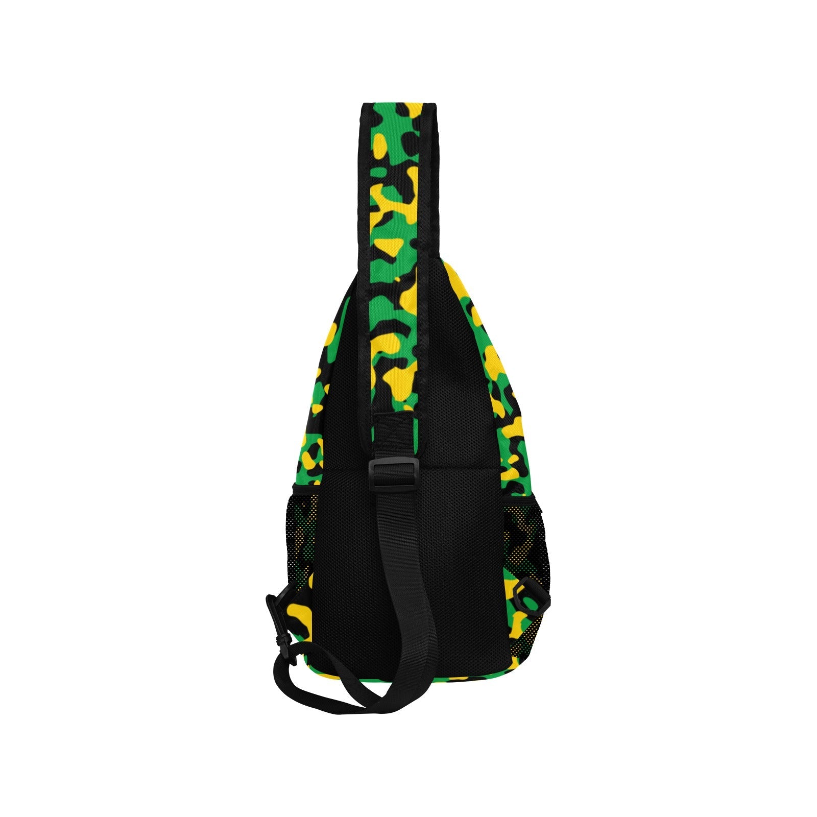Jamaica Flag Camo Men's Casual Chest Bag - Conscious Apparel Store