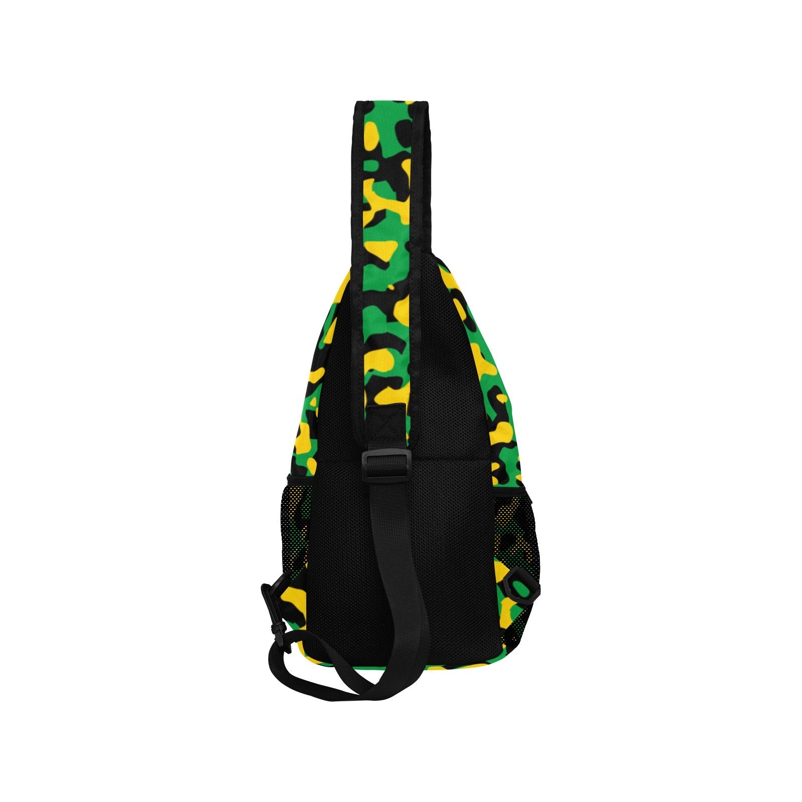 Jamaica Flag Camo Men's Casual Chest Bag - Conscious Apparel Store