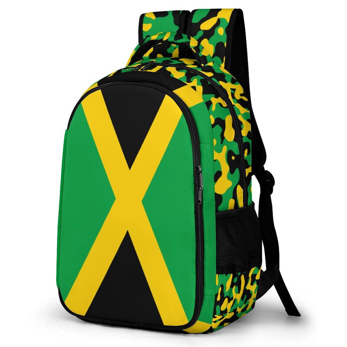 Jamaica Flag Casual Backpack - Conscious Apparel Store