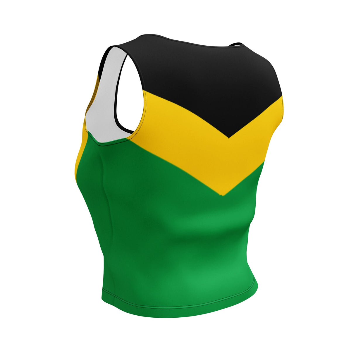 Jamaica Flag Crop Top - Conscious Apparel Store
