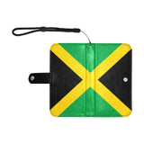 Jamaica Flag Flip Leather Purse for Mobile Phone/Small - Conscious Apparel Store
