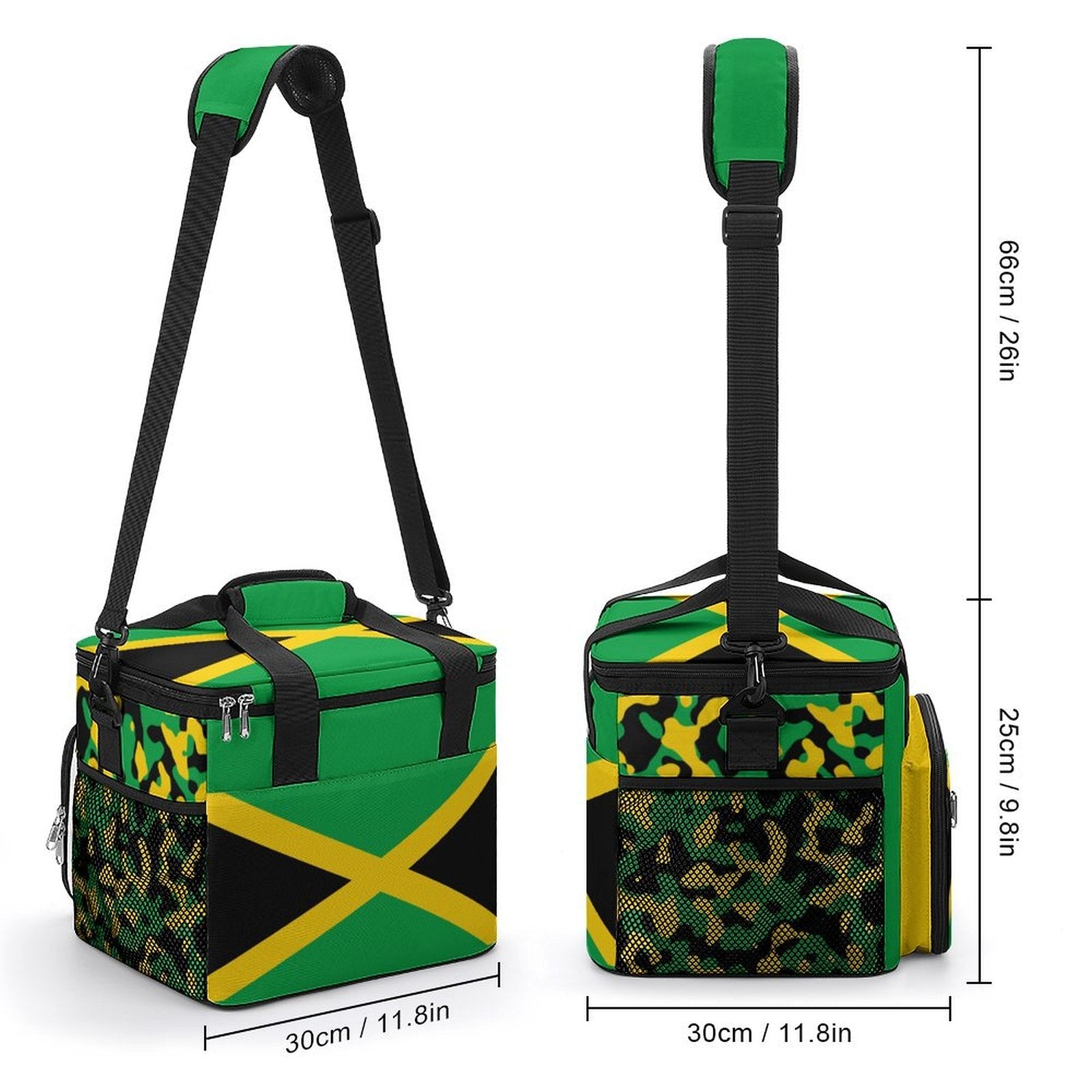 Jamaica Flag Insulated Cooler Bag - Conscious Apparel Store