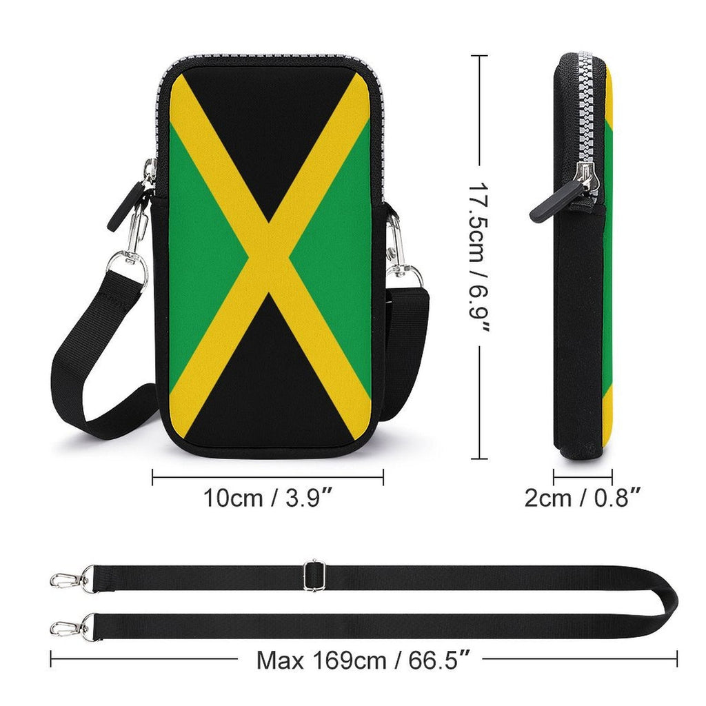 Jamaica Flag Mobile Phone Purse - Conscious Apparel Store