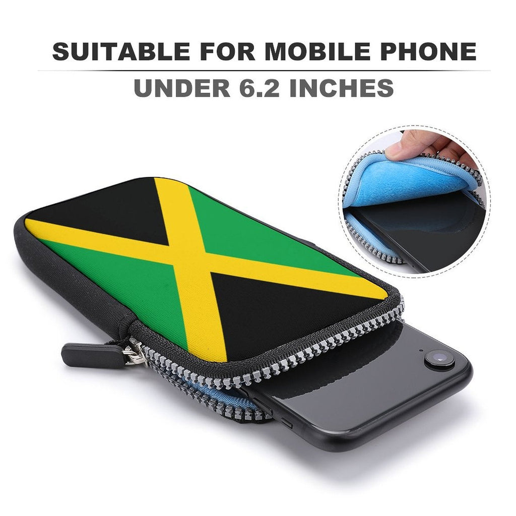 Jamaica Flag Mobile Phone Purse - Conscious Apparel Store