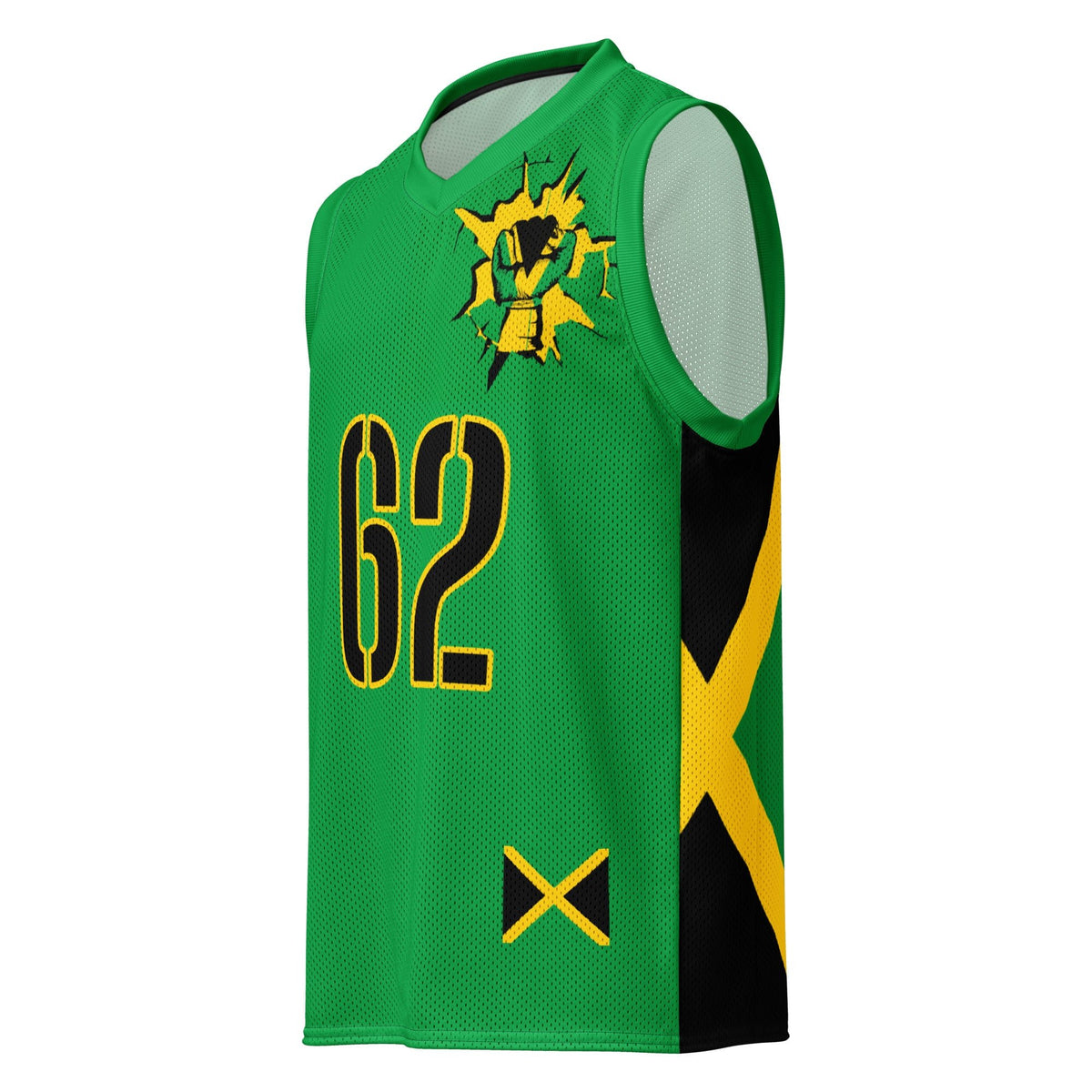 Jamaica Flag Premium Sport Jersey Tank Top - Conscious Apparel Store