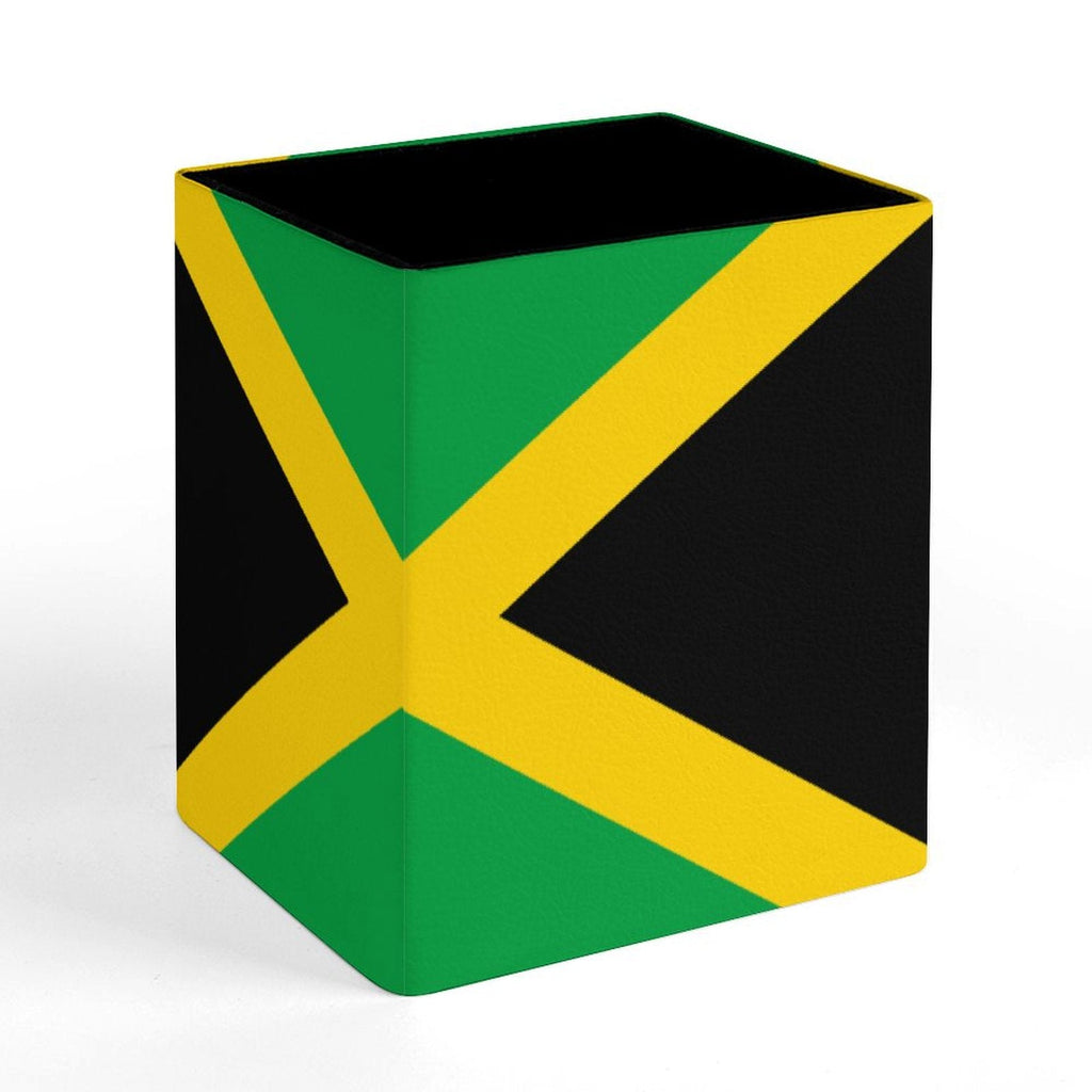 Jamaica Flag Square Pen Holder - Conscious Apparel Store