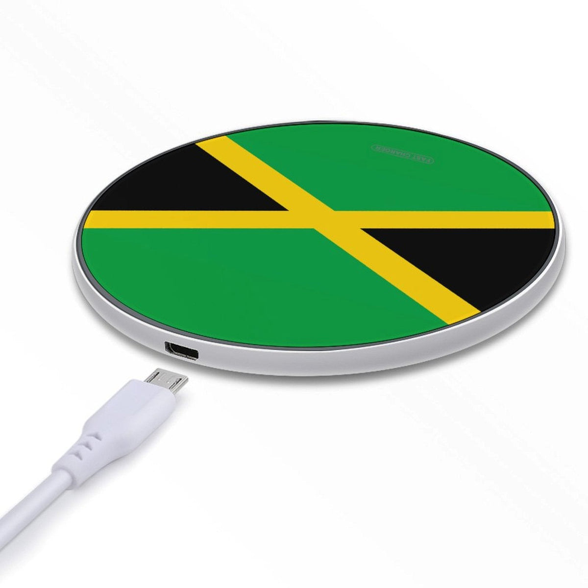 Jamaica Flag Wireless Charging Pad - Conscious Apparel Store