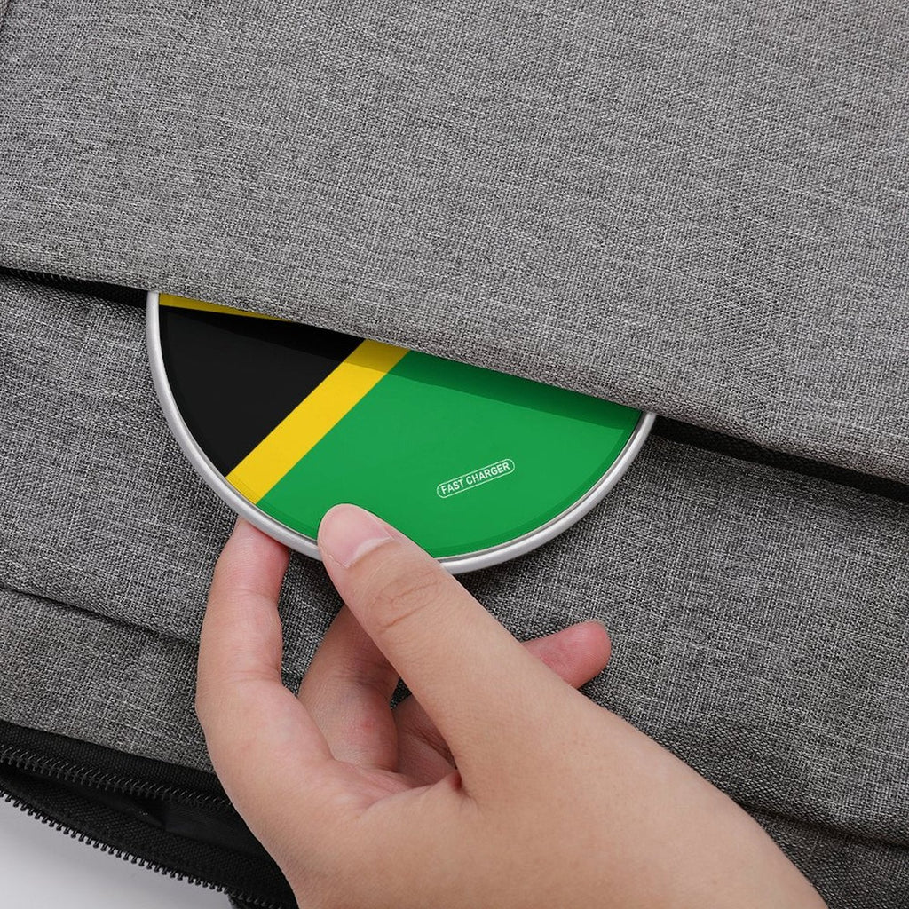 Jamaica Flag Wireless Charging Pad - Conscious Apparel Store