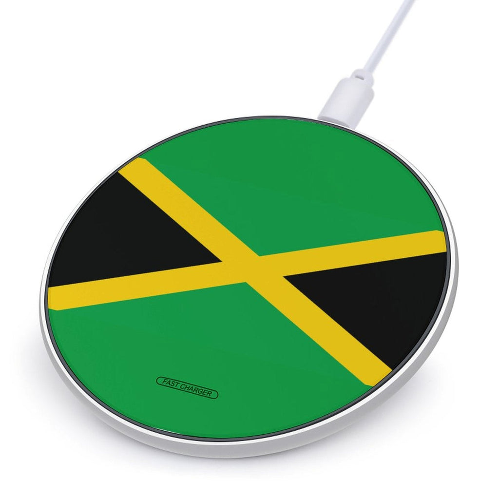 Jamaica Flag Wireless Charging Pad - Conscious Apparel Store