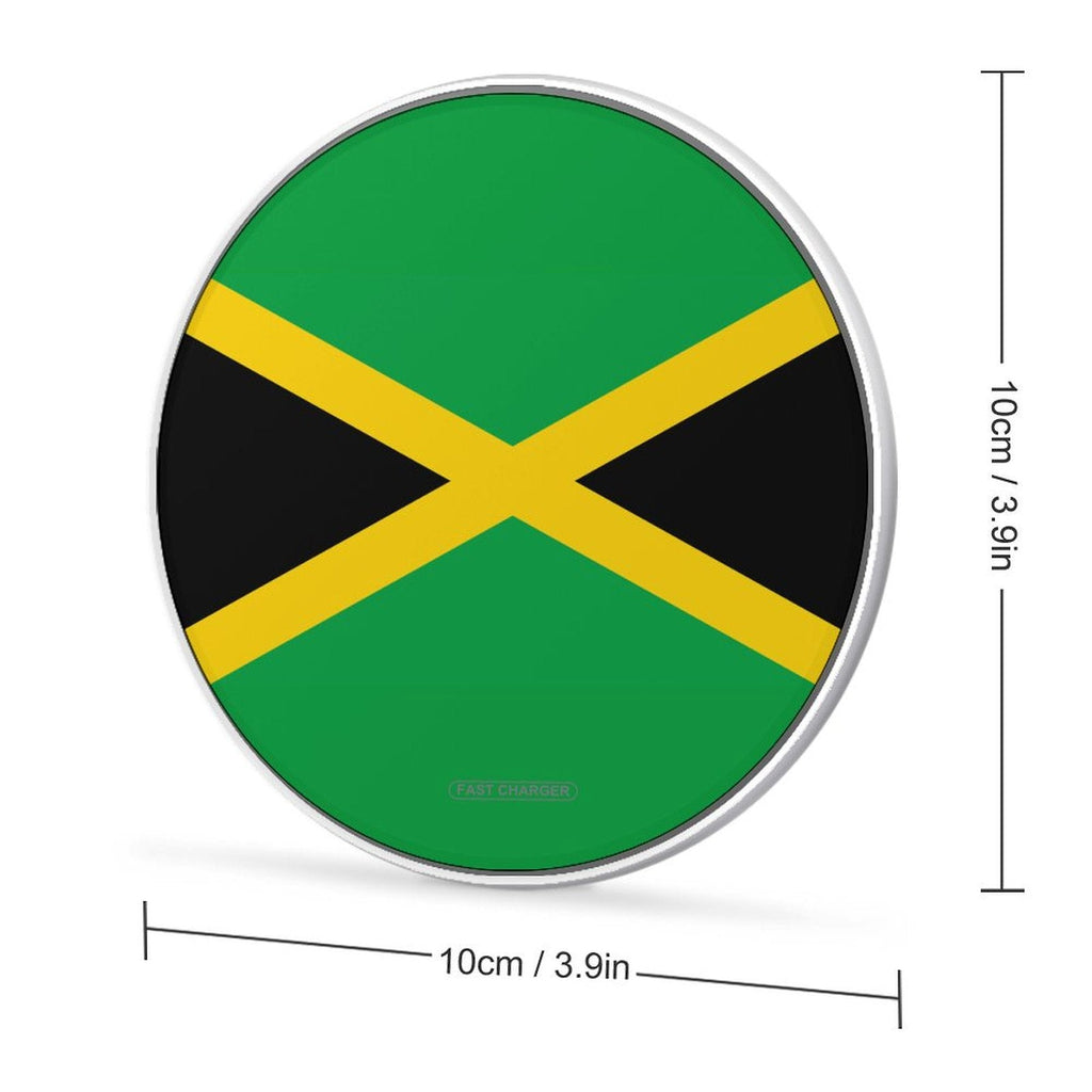 Jamaica Flag Wireless Charging Pad - Conscious Apparel Store