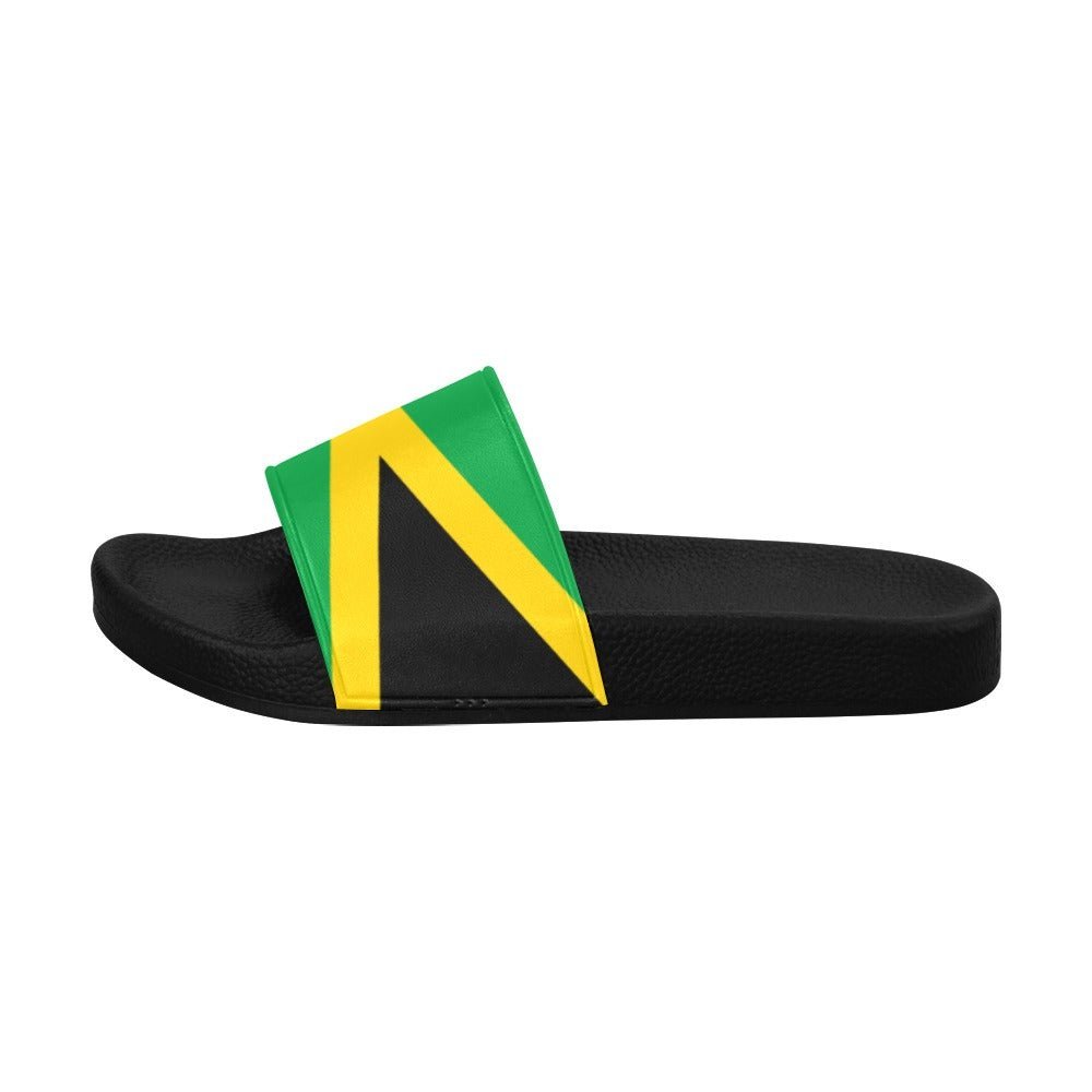 Jamaica Flag Women's Slide Sandals - Conscious Apparel Store