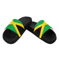 Jamaica Flag Women's Slide Sandals - Conscious Apparel Store