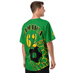 Jamaica Football Themed Button-Down Sport Jersey - Conscious Apparel Store