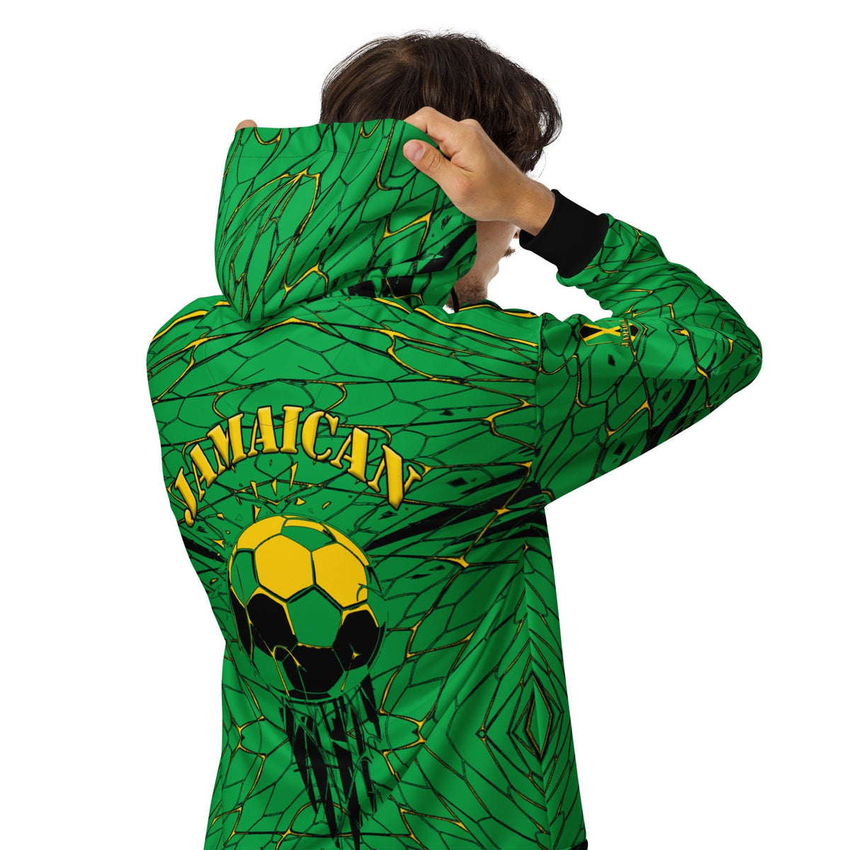 Jamaica Football Unisex zip hoodie - Conscious Apparel Store
